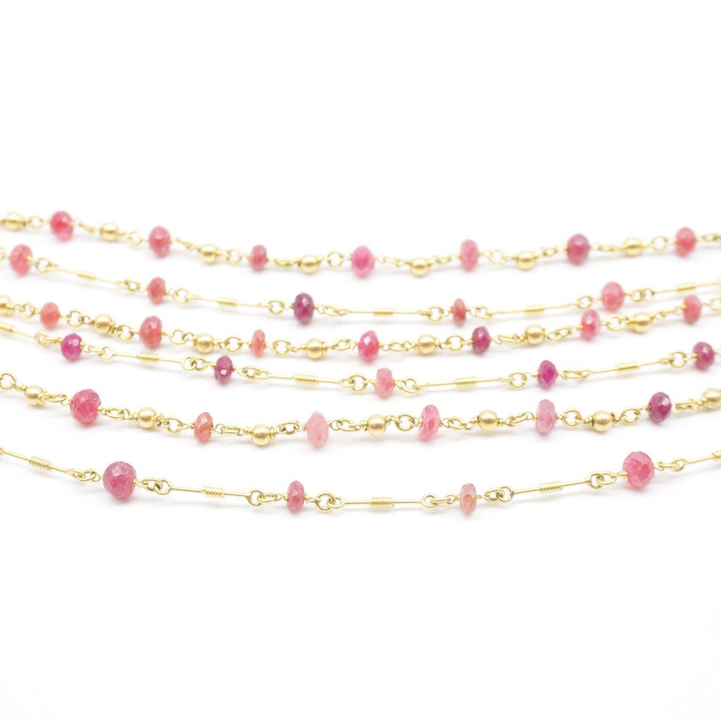 Collana Ruby a più fili
