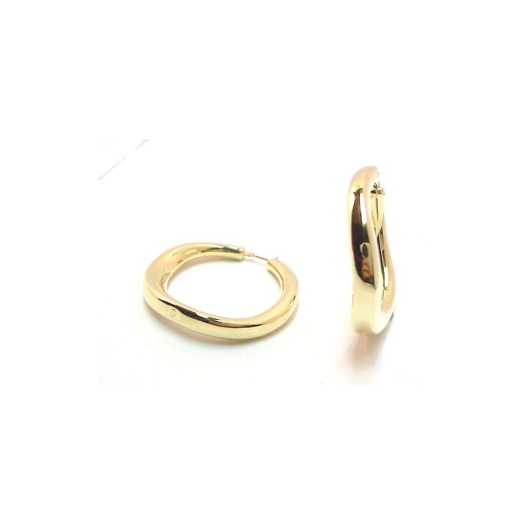 Boccole a Onda Lucide Oro Giallo