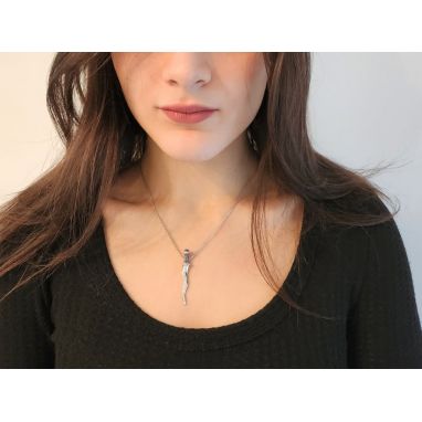 UNICRAFTALE 16 Ciondoli A Forma Di Pugnale In Acciaio Inossidabile 24mm - Ipoallergenici Per Creazione Gioielli Fai Da Te