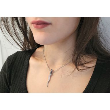 UNICRAFTALE 16 Ciondoli A Forma Di Pugnale In Acciaio Inossidabile 24mm - Ipoallergenici Per Creazione Gioielli Fai Da Te