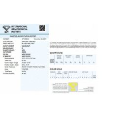 IGI Certified Diamond 0.30 D VS2