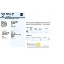 IGI Certified Diamond 0.82 E VVS1