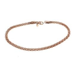 Bracelet "coreana" chain in rose gold - 19cm