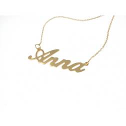 Name Necklace White Gold Big version