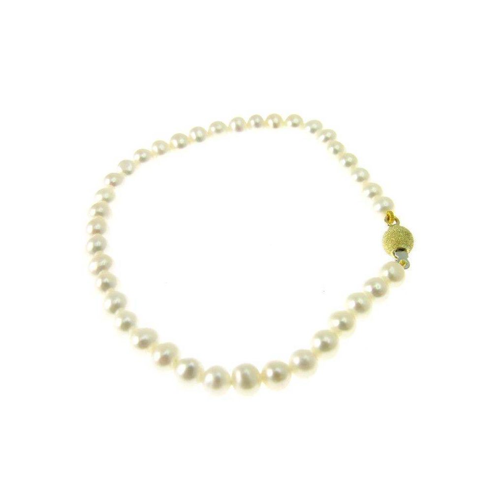 Bracciale perle Sfera Diamantata Gialla