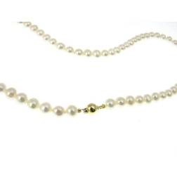 Pearl Necklace Sphere Yellow Gold