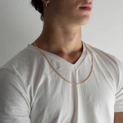 Figaro link Necklace 60cm x 3.50mm