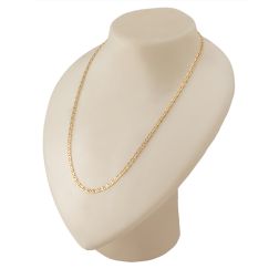 Necklace 60cm x3,60mm faceted Tiger Chain