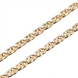 Necklace 60cm x3,60mm faceted Tiger Chain