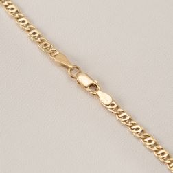 Necklace 60cm x3,60mm faceted Tiger Chain