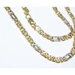 Two-tone Figaro Necklace x 5,20mm