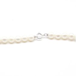 White Gold Scalar Pearls Necklace