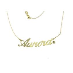 Collana Nome Oro Giallo GRANDE