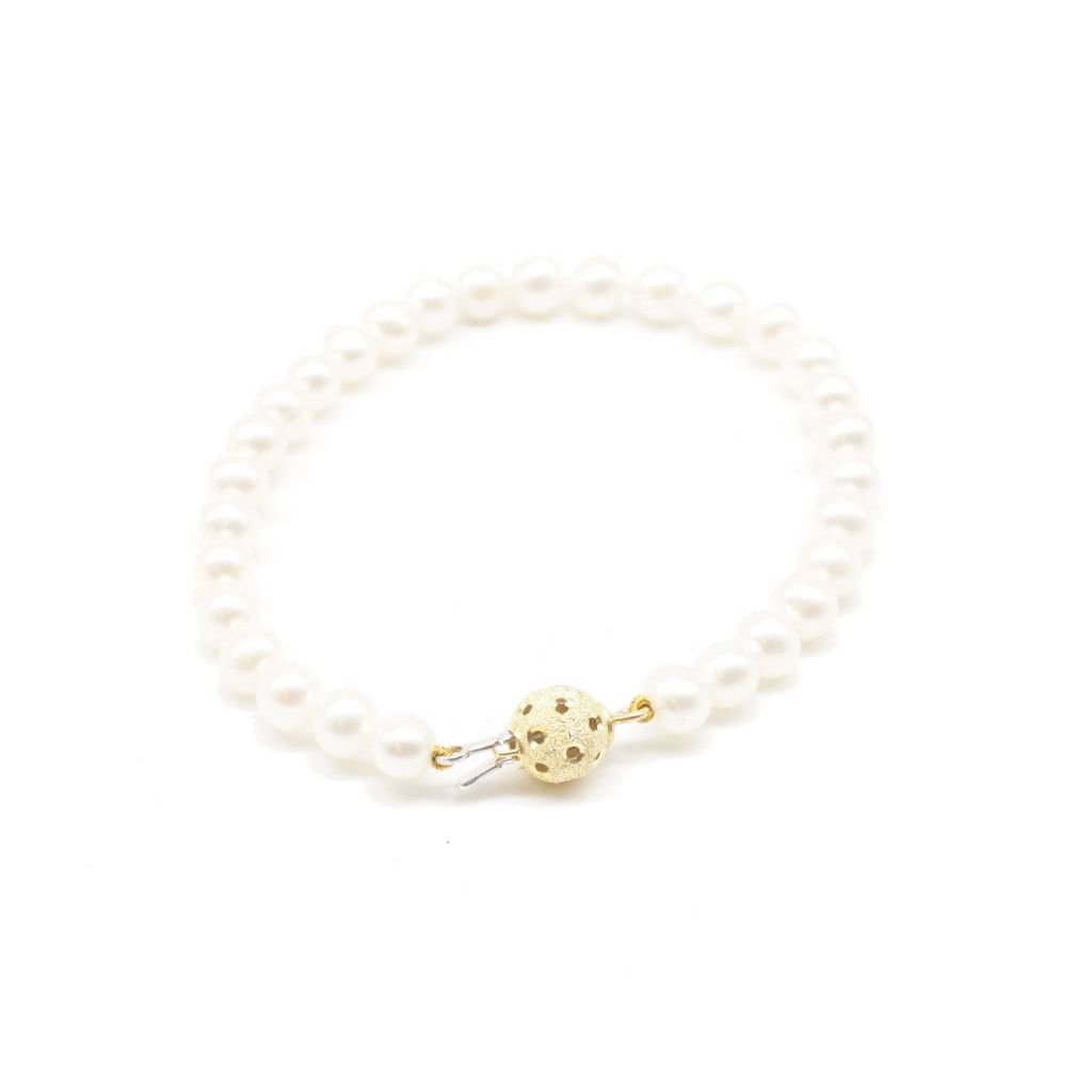 Bracciale Perle Luna oro giallo