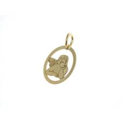 Little Angel pendant in yellow gold