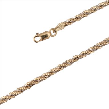 NKlaus Catana Cordoncino Oro Giallo 18K – Lunghezza 55 Cm, Larghezza 3,70 Mm – Gioiello Uomo Donna 5548 - 2