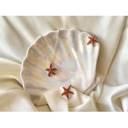 Orecchini Stella Marina foto ambientata