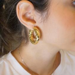 18kt yellow gold Hope Earrings