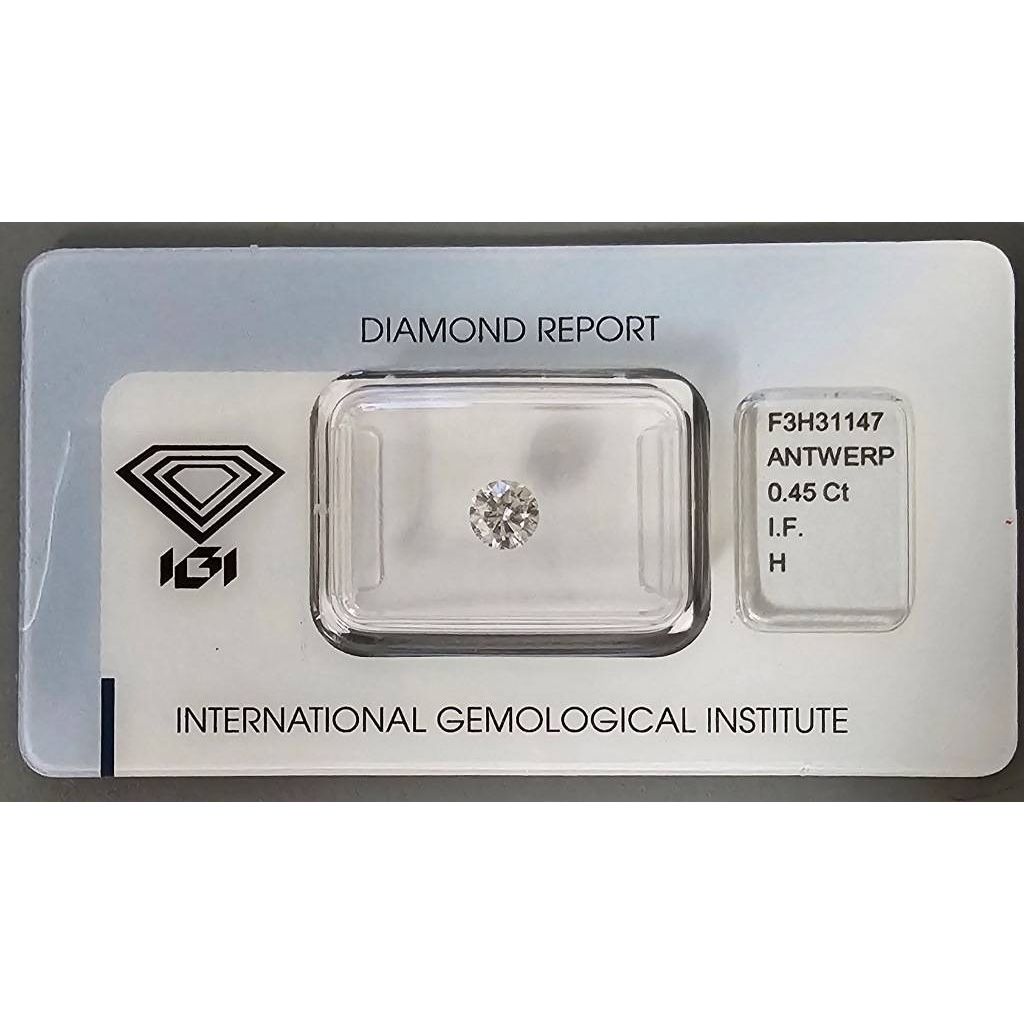 IGI Certified Diamond 0.45 H IF