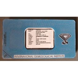 IGI Certified Diamond 0.45 H IF