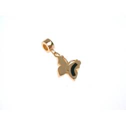 Butterfly in 18kt Rose Gold and Enamel