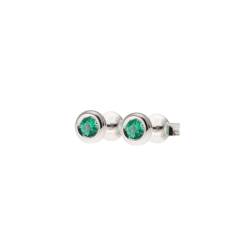 Emerald Circle earring