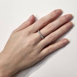 Veretta 7 Diamanti Suspended  0.39ct foto indossata