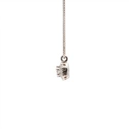 Light Point Diamond Necklace 0.10ct Contoured