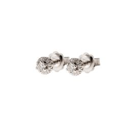 Light Point Earrings with 0.50ct Contoured Diamonds