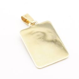 Madonna of the Finger yellow gold pendant retro