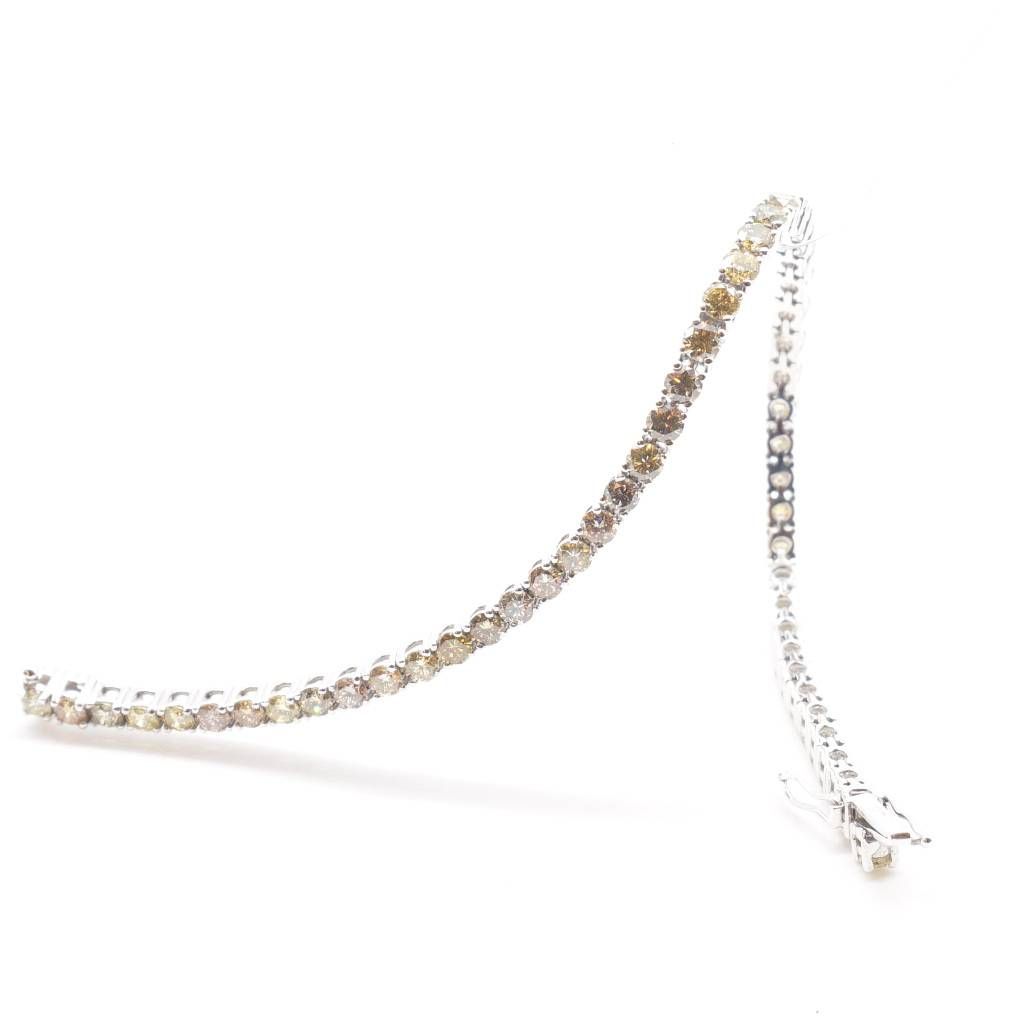 Bracciale Tennis Diamanti Brown