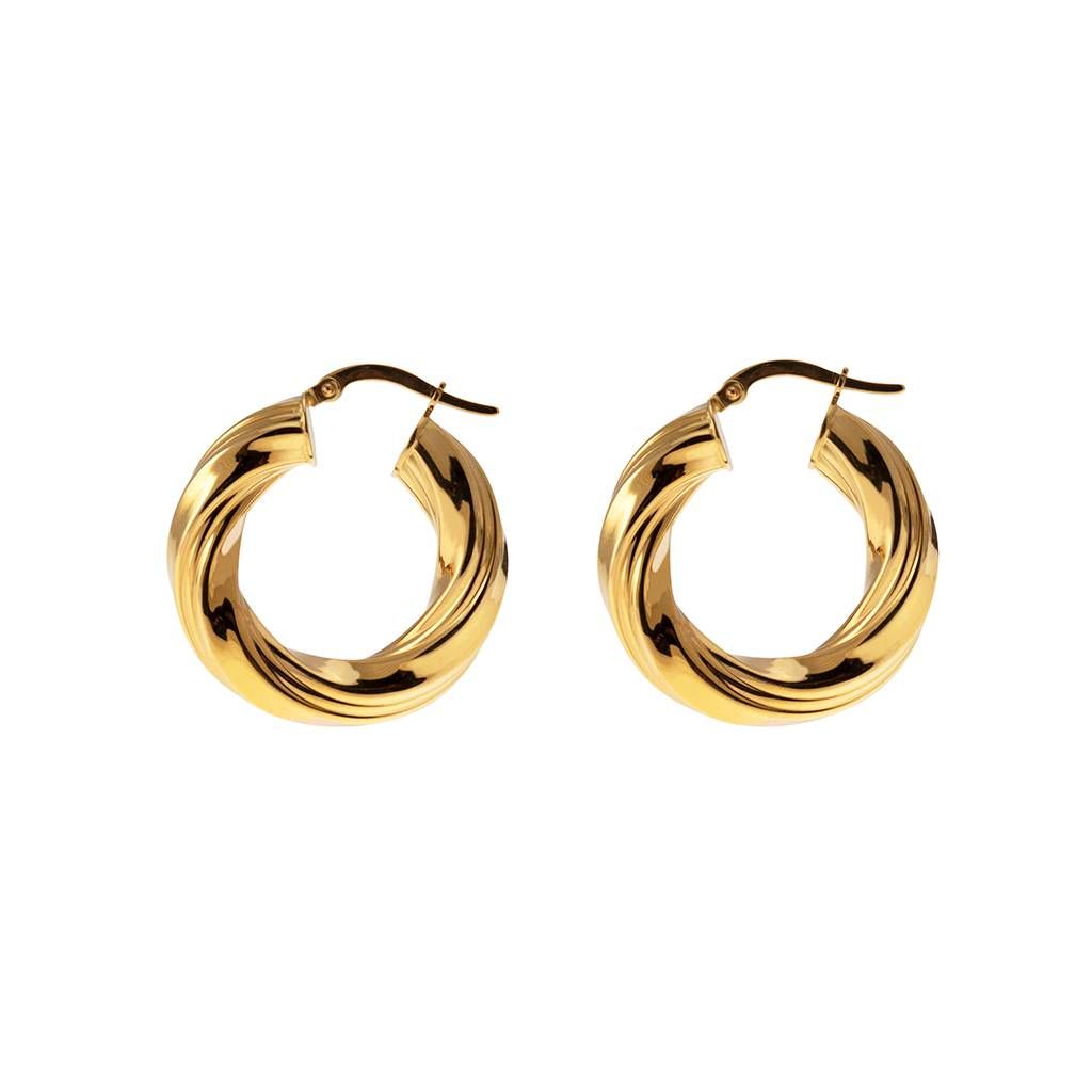 Orecchini Dolphins 7,1 X 5,1 Mm, Oro Giallo 18 Carati