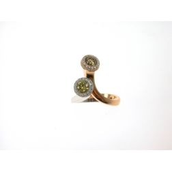 Stems Fancy Diamonds Ring