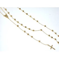 Collana Rosario Oro Giallo sfere 5.80 mm
