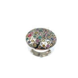 White Gold Confetti Ring