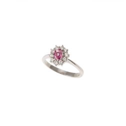Anello Kate Zaffiro Rosa piccolo