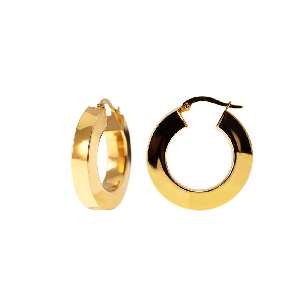 Micro cerchietti rainbow in oro 18kt