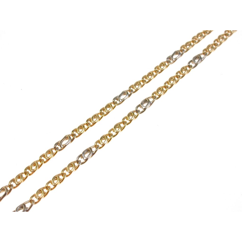 Collana 3+1 tigre & pernice bicolore 50cm x 2,4mm