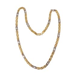 Two-tone Figaro Necklace x 5,20mm