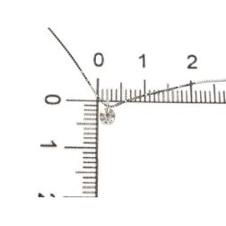 Collana Punto Luce Circle Sfaccettato da 0,016 ct