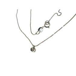 Collana Punto Luce Circle Sfaccettato da 0,016 ct