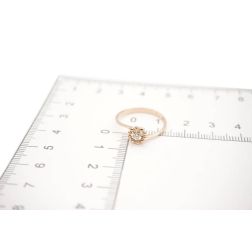 Anello Easy Flower Diamante Oro Rosa