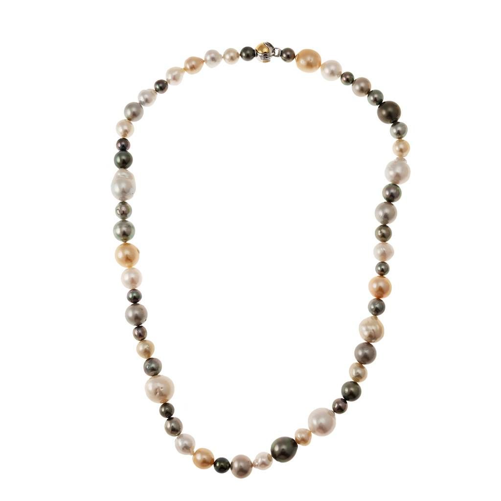 Irregular Australian and Tahitian Pearls Necklace