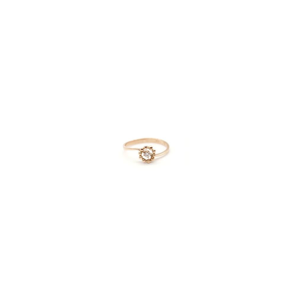 Anello Easy Flower Diamante Oro Rosa