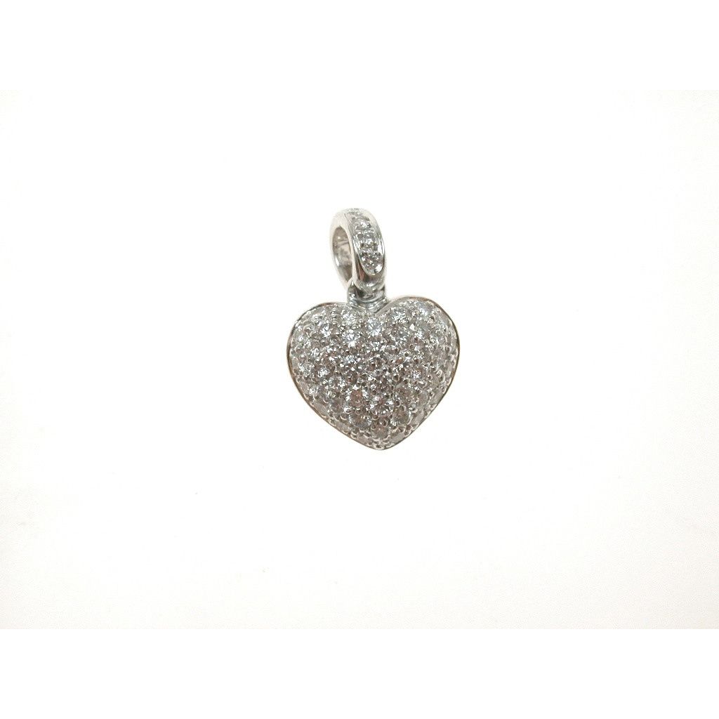 Diamonds Pavè Rounded Heart Pendant