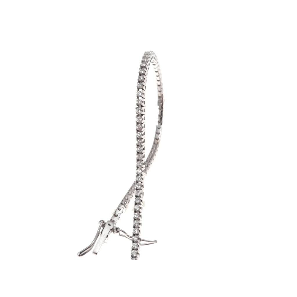 Bracciale Tennis Diamanti Squadrato Small 1,7mm