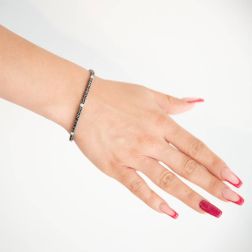 photo of worn DOT Tennis Bracelet x 2.90mm