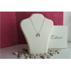 Collana Doppia Veneta con Cuore Pavè Diamanti