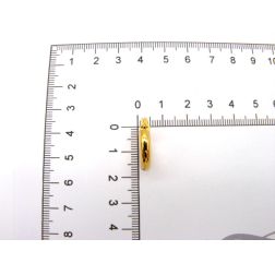 Orecchino Boccola Semplice Oro Giallo 1,85cm x 3,8mm