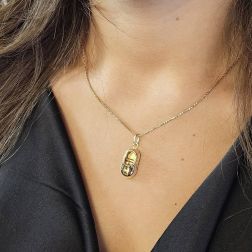 Ciondolo Baby Scarpetta  foto indossata